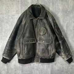 KADOYA MACEES 羊革 肉厚 短丈 レザーブルゾン ボンバージャケット KADOYA MACEES 羊革 肉厚 短丈 レザーブルゾン ボンバージャケット