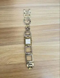 D&G Time ロゴブレスレットウォッチ ゴールドカラー ジャンク品のサムネイル