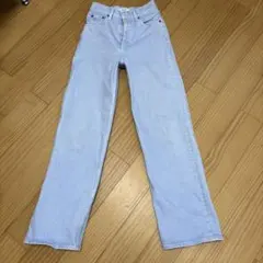 MOUSSY ライトブルー ストレートデニム 24美品