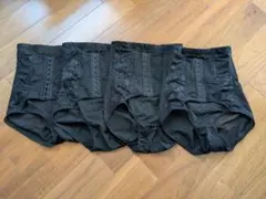 ブラック骨盤ガードル ギュギュギュ　Lサイズ 4枚セット