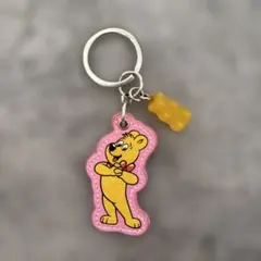 ハリボー アクリルキーホルダー グミベア付き
