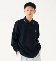 Beams別注 FRED PERRY / ピケ スウェット ポロシャツ