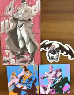 ジョジョ　スシローコラボ　 ステッカー　ピック 花京院　イギー　アブドゥル