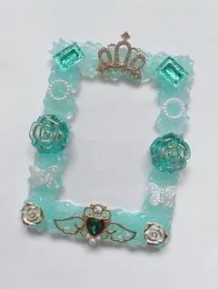 ホイップデコ トレカケース 緑 硬質ケース B8 推し活