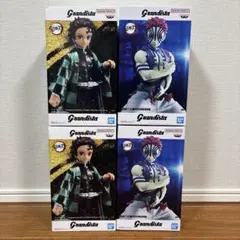 鬼滅の刃 grandistaフィギュア４体 竈門炭治郎 猗窩座