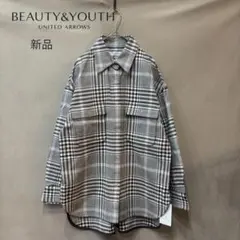新品 BEAUTY&YOUTH ユナイテッドアローズ チェックビッグシャツ