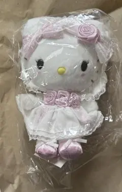 新品未開封　サンリオ　ハローキティ　ホワイトフリルデザインシリーズ　ぬいぐるみ