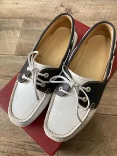 リーガル　デッキシューズ　トリコロール