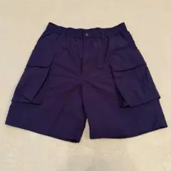 UNIQLO U ユニクロ パラシュートカーゴショーツ ブルー サイズM 美品