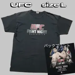 【UFC】 US古着 格闘技 半袖 黒Tシャツ FIGHT NIGHTのサムネイル