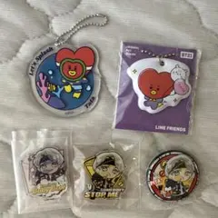 BT21TATAキーホルダー＆SOMEBODYSTOP ME Vアクリルスタンド