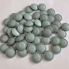 艶消しミントグリーン円形ボタンセット　最後の在庫になります
