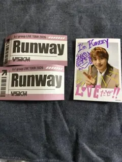 おまけあり Runway ツアーグッズ ミニフォトカード 小島健