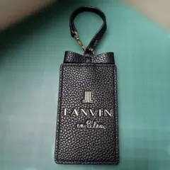 LANVIN 黒 レザー パスケース