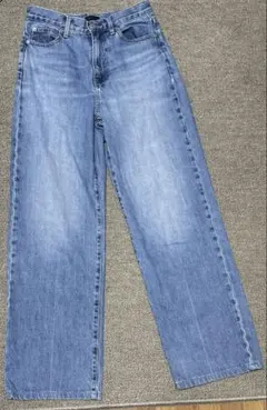 ワイドストレートデニム 23