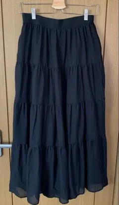 ティアードスカート ロングスカート