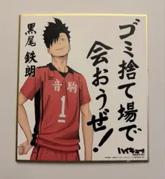 ハイキュー!! 黒尾鉄朗 ミニ色紙