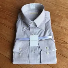 メンズ　チェック長袖シャツ