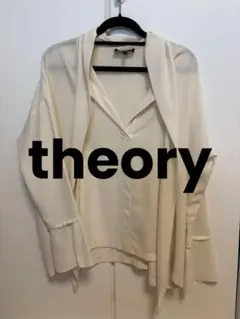 Theory ボウタイ ブラウス ラッフルスリーブ S - メルカリ
