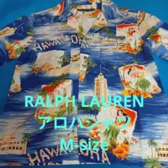 Ralph Lauren 　アロハシャツ 　ハワイ柄 改良型レーヨン　Mサイズのサムネイル