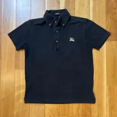 BURBERRY BLACK LABEL ポロシャツ ブラック M 短丈 y2kのサムネイル