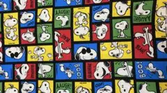 【即購入OK】 スヌーピー オックス生地 日本製 入園入 学・バッグ作り317