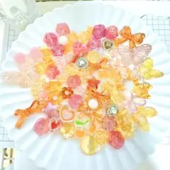 O-3 デコパーツ 70g オレンジ ホイップデコ 推し活 メンカラー