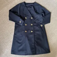 レイカズン　ノーカラートレンチコート