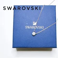 ✨極美品✨スワロフスキー アトラクト ラウンド 一粒 クリスタル ネックレスのサムネイル