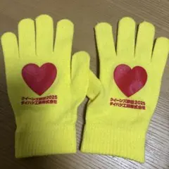 クイーンズ駅伝 2025 応援用手袋 東京エレクトロン　黄色