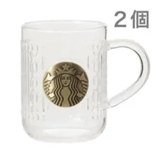 スターバックス ホリデー　2025 マグメダル　耐熱　マグカップ　２個セット