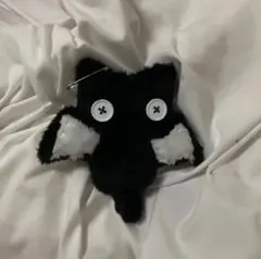 猫ぬいぐるみキーホルダー　サブカル　y2k ハンドメイド 悪魔