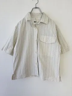 MHL. マーガレットハウエル バンドカラー半袖シャツ L - メルカリ
