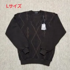 ⭐ DANAWEEN　ウールＶネックニット セーター 　Lサイズ