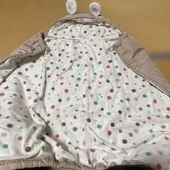 抱っこ紐ケープ　くま　ベージュ色　ベビーカー