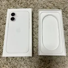 Apple iPhone 16 白　ホワイト　空箱　 箱のみ