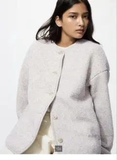 ボアフリースリラックスカーディガン