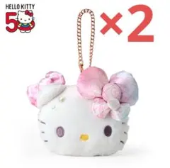 【新品未使用　タグ付き】ハローキティ　フェイス形パスケース