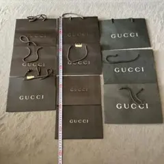 GUCCI ショッパー 9枚セット ダークブラウン