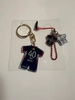 鹿島アントラーズ鈴木優磨優勝ユニフォームキーホルダー 40 YUMA