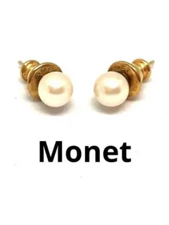 Monet モネ ピアス パール ゴールド アクセサリー ヴィンテージ 小ぶり