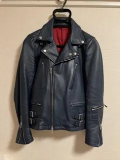 未使用に近い　ノーアイディー　ヴィンテージ加工ダブルライダースジャケット完売品 中古・古着通販】NO ID. (ノーアイディー) ダブルライダース