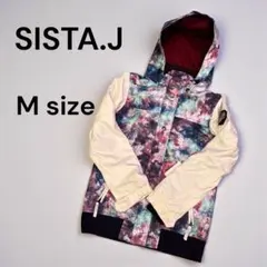 シスタジェイ SISTA.j スキーウェア 上のみ 【M】 ホワイト系 スノボ