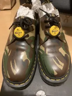 Dr.Martens】1461 3ホール シューズ☆レオパード柄☆カーキ - メルカリ