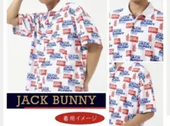 極美品ジャックバニー ポロシャツ 色違い2枚セット メンズ4 M 総柄