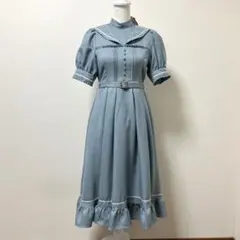タグ付き　くる実　クラシカルロリィタ　コラボ　セーラー　しまむら　夏　ワンピースのサムネイル