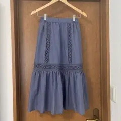 【試着のみ・美品】フレアスカート ロング丈 anysisのサムネイル