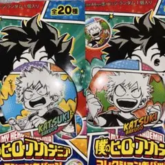 僕のヒーローアカデミア　 コレクション缶バッジプチ(子供時代) 爆豪勝己　2種