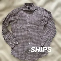 SHIPS チェック柄 長袖シャツ サイズ39