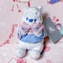 プーさん ぬいぐるみキーチェーン Winter Shiny Colorウインター